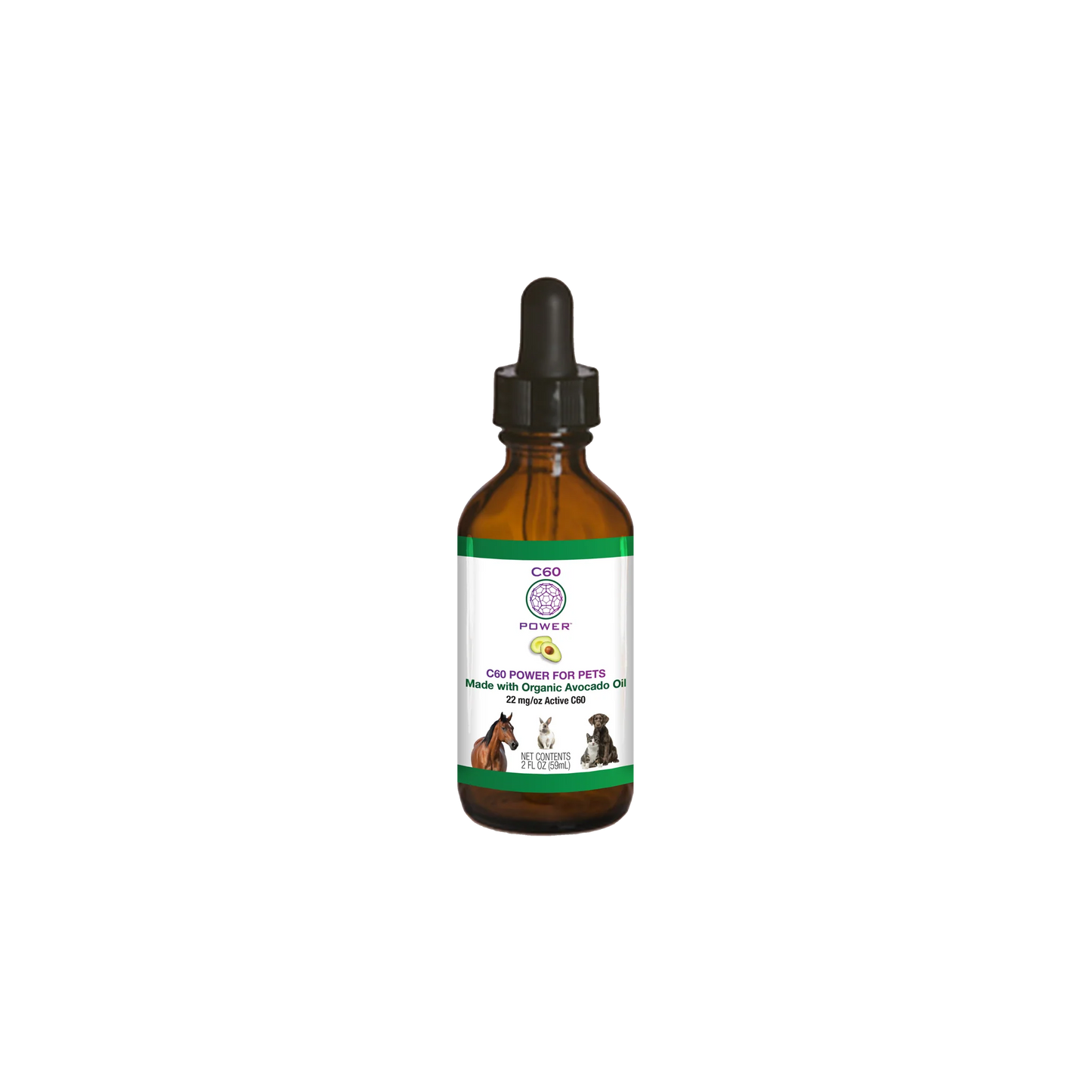 C60 Purple Power - Antioxidant with Organic Avocado Oil (59ml)