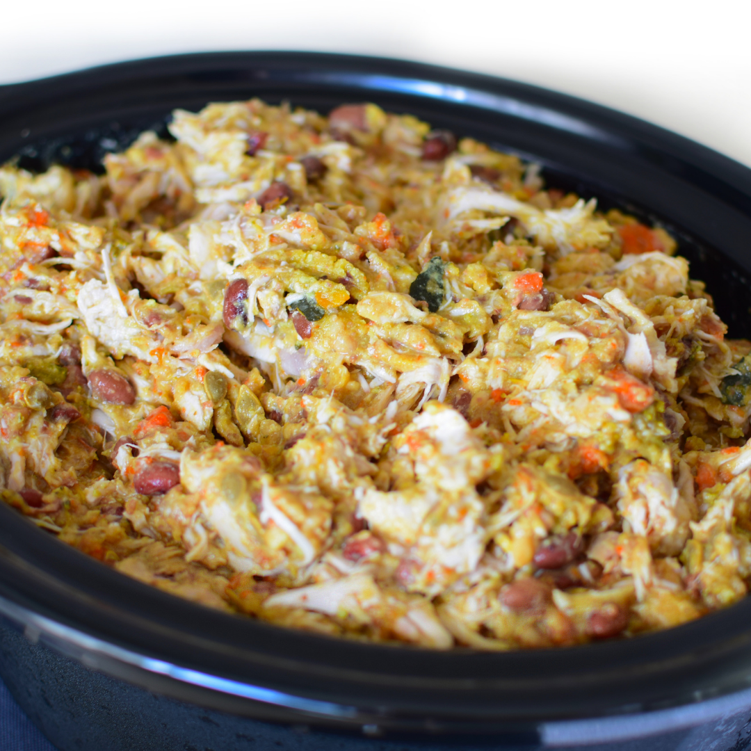 The Original Crockpet Diet bundle with Holistic Total Body Support Multivitamins on a kitchen countertop with fresh vegetables and supplements