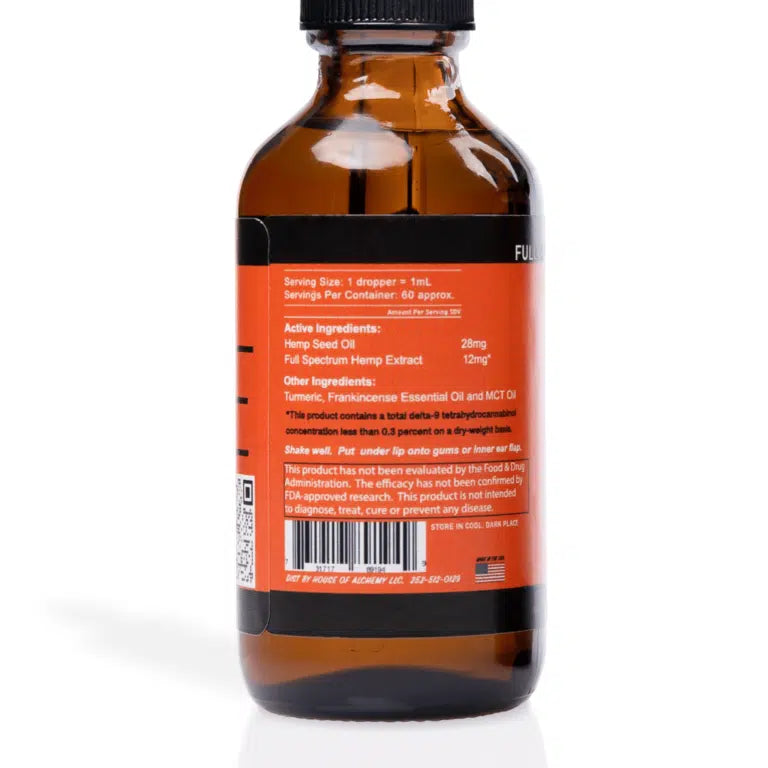EASE: Hemp Oil for Dogs (Allergies, Arthritis, Joint Support, Pancreatitis, Pain & Inflammation)