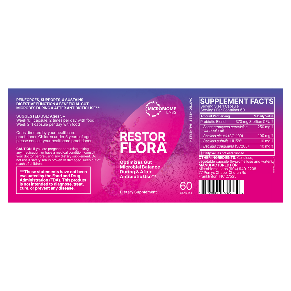 RestorFlora - Natural Probiotics for Dogs and Cats