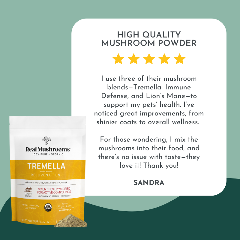 Tremella Mushroom Powder for Pets