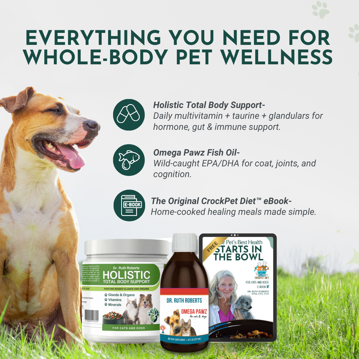 Longevity & Wellness Kit For cats and dogs | Dr. Ruth Roberts