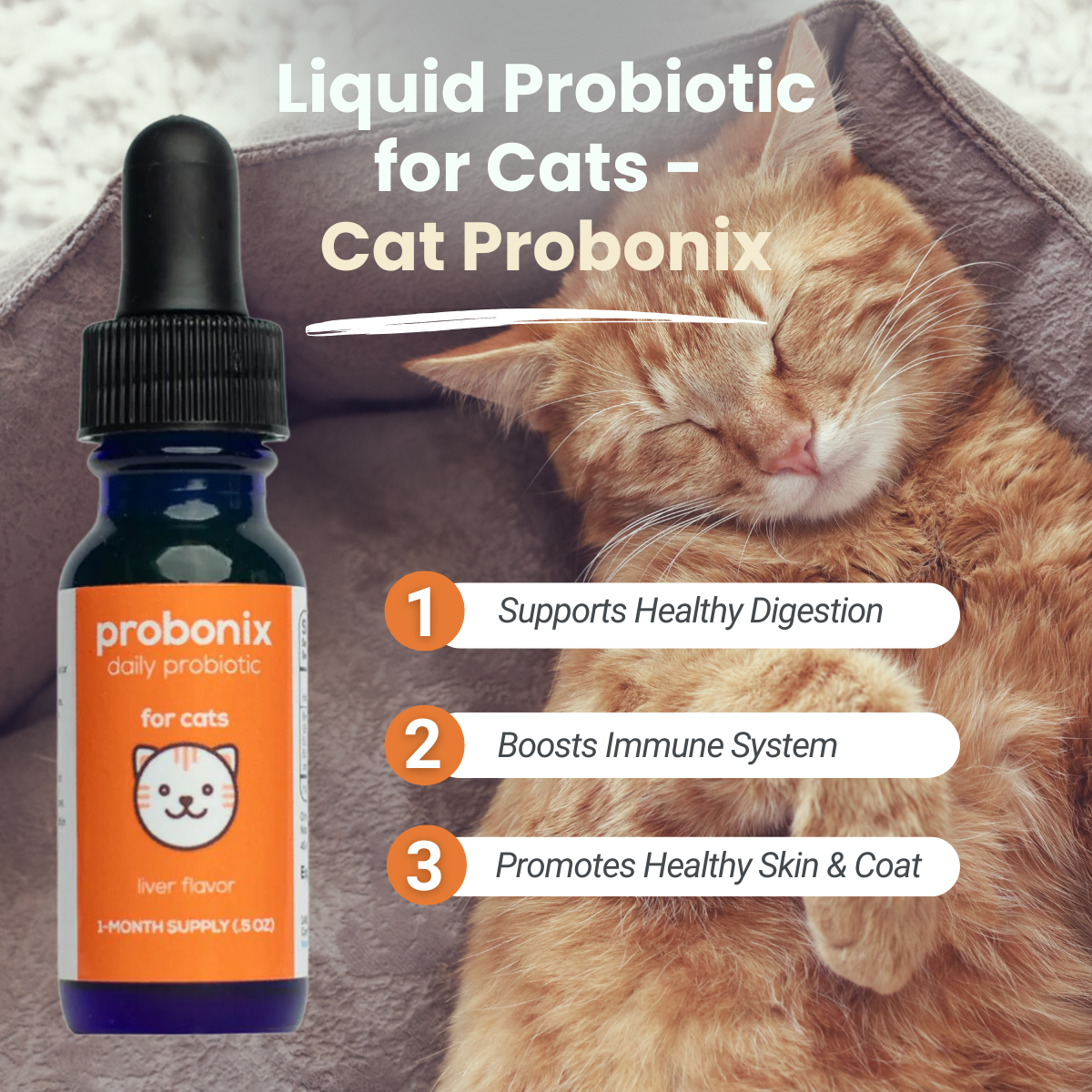 Cat Probonix - Liquid Probiotic for Cats