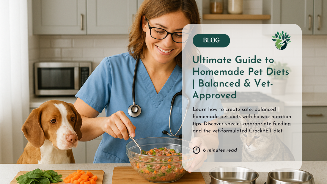 The Ultimate Guide to Homemade Pet Diets: Recipes, Science, and Nutritional Balance