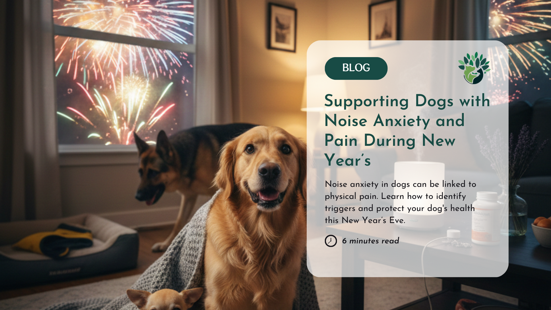 Supporting Dogs with Noise Anxiety and Pain During New Year's Eve - Noise Issues With Outdoor Dogs