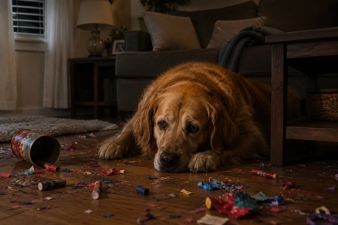 How to Help Dogs With Fireworks Anxiety: The Aftermath