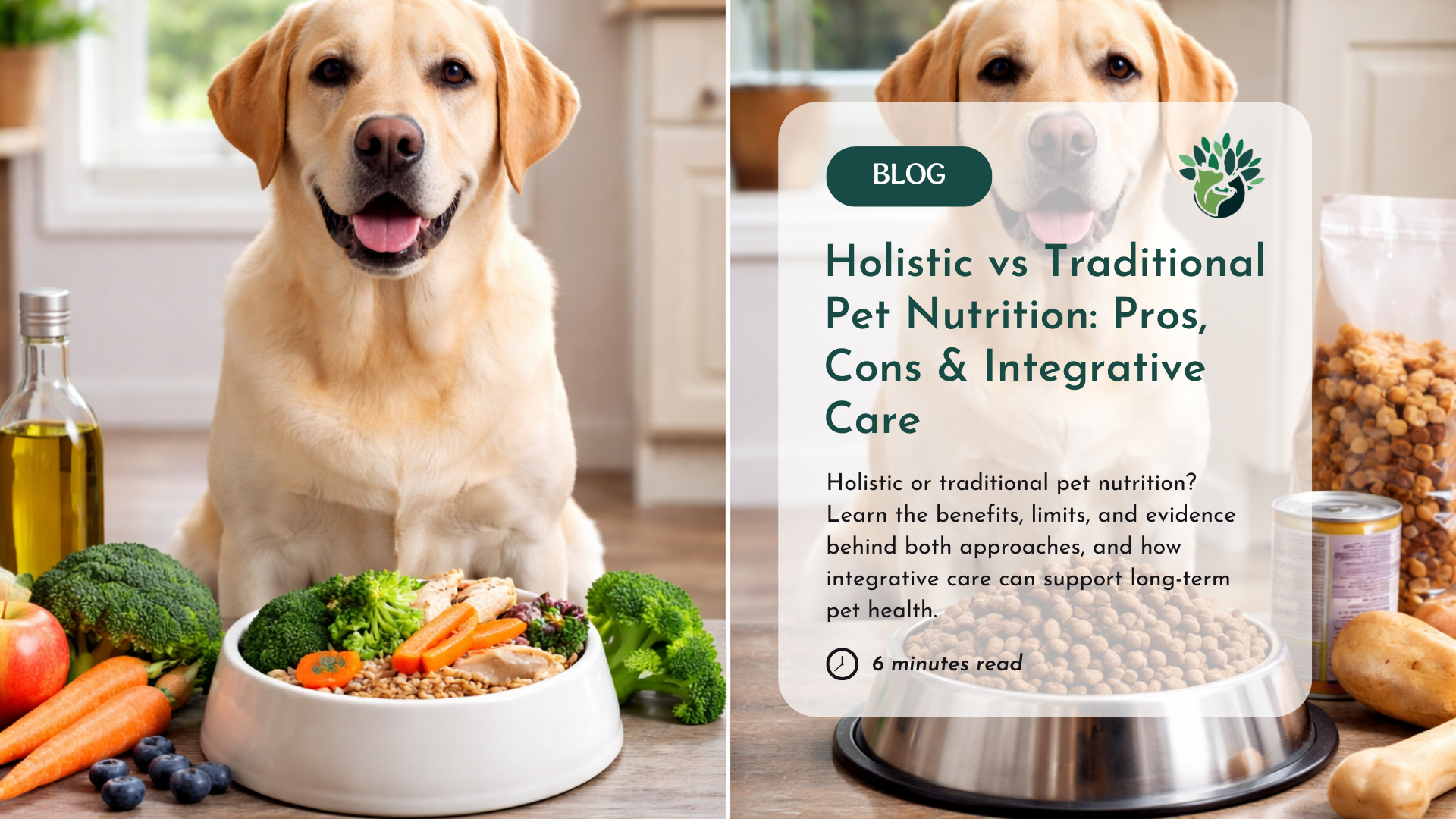 Holistic vs Traditional Pet Nutrition: Pros, Cons & Integrative Care