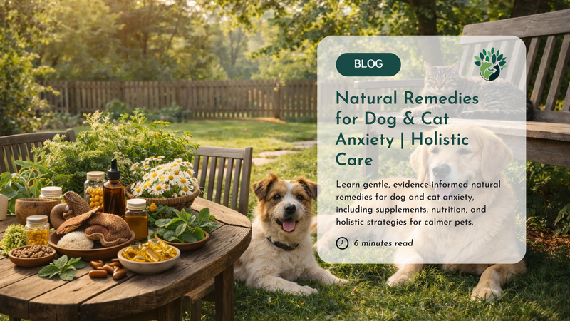 Natural Remedies for Dogs and Cats Anxiety: Holistic Approaches