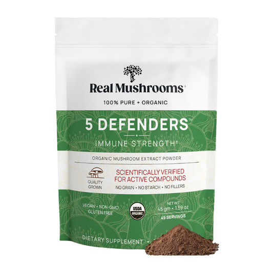 5 Defenders Immune Strength - Organic Mushroom Blend Powder