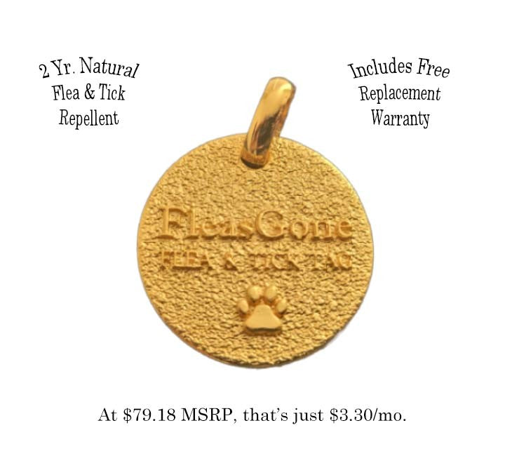 FleasGone Flea & Tick Tag | Natural, Long-Lasting Flea & Tick Prevention