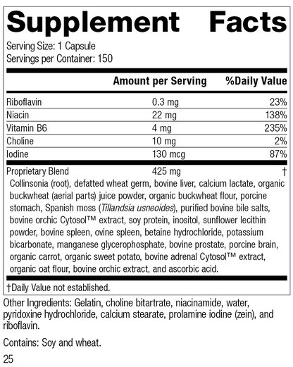 Cholaplex®, 150 Capsules, Rev 24 Supplement Facts