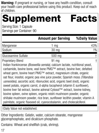 Glucosamine Synergy®, 90 Capsules, Rev 16 Supplement Facts