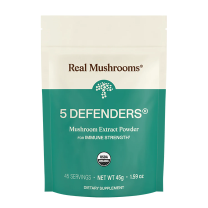 5 Defenders Mushroom Blend Powder - Immune Support