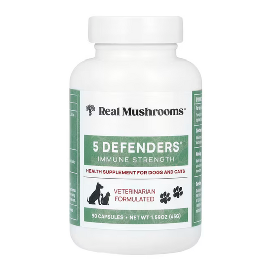 5 Defenders Organic Mushroom Blend Capsules - Immune Support