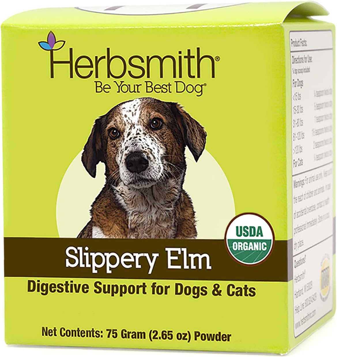 Herbsmith: Slippery Elm - Digestive Aid for Dogs Supplements