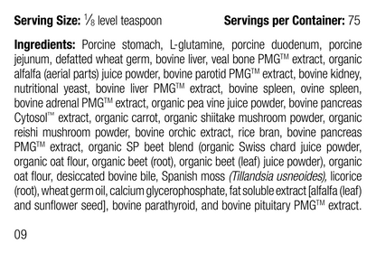 Canine Enteric Support, 30 g, Rev 08 Supplement Facts