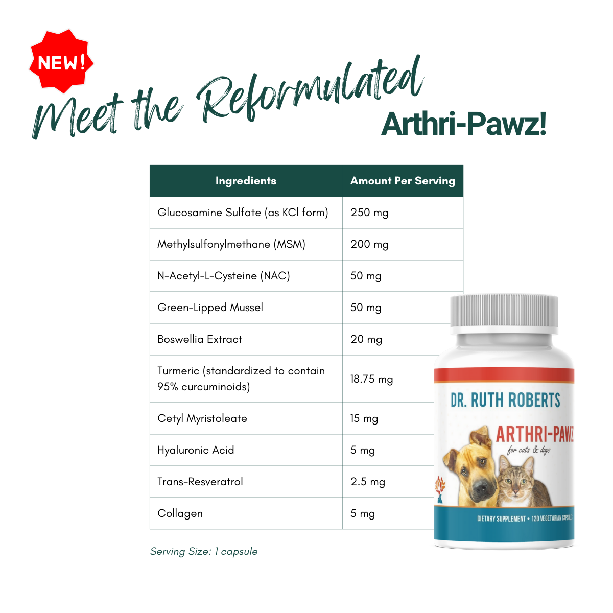 Arthri-Pawz - Best Joint Supplement for Dogs and Cats