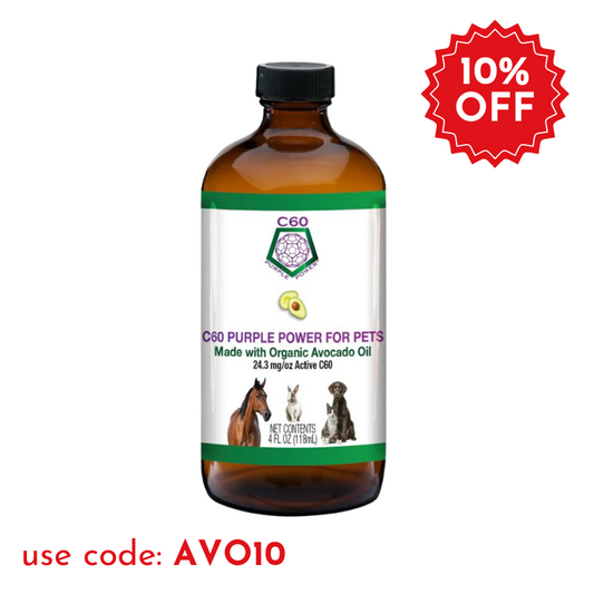 C60 Purple Power - Antioxidant with Organic Avocado Oil  (118 ml)