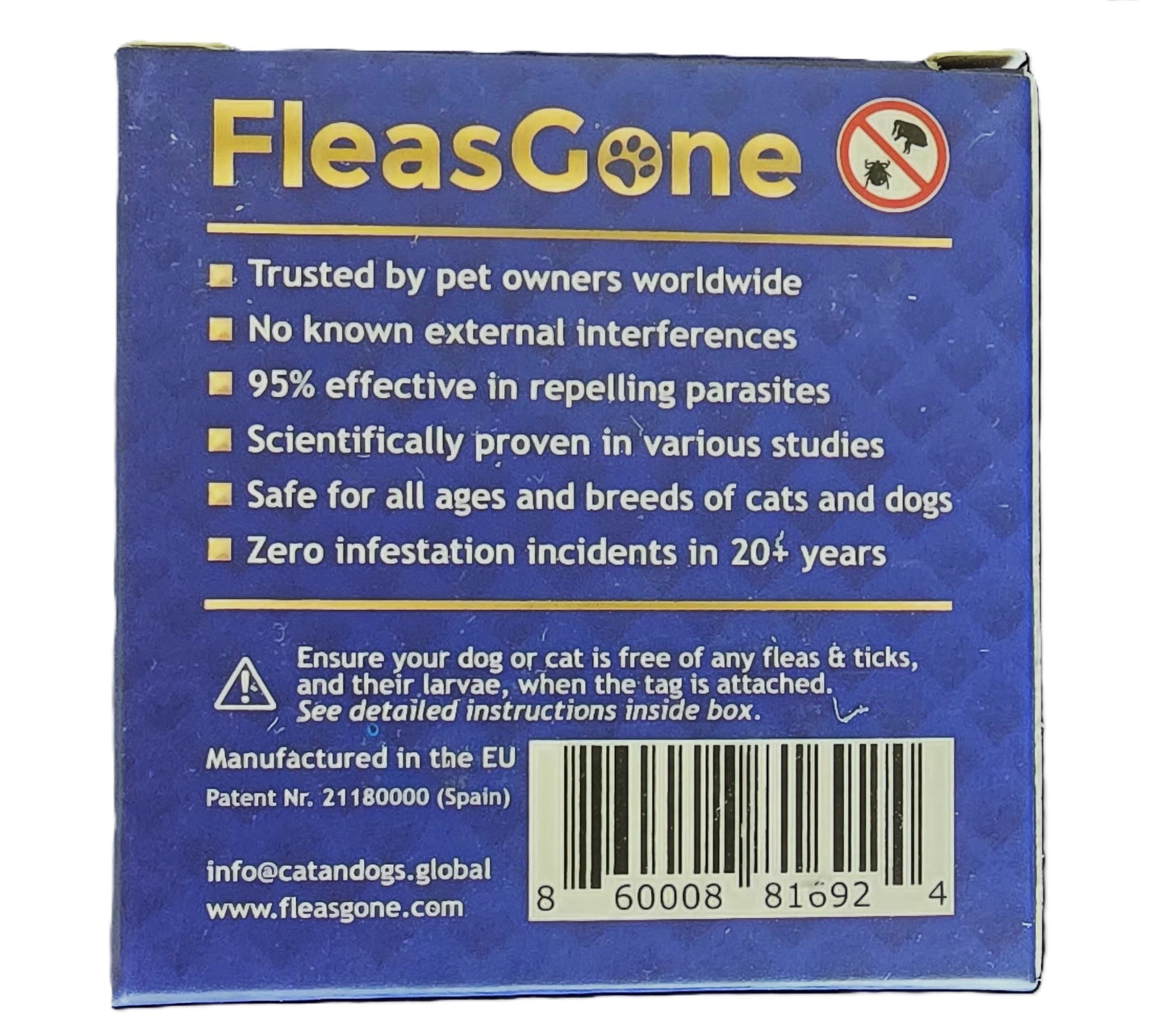 FleasGone Flea & Tick Tag | Natural, Long-Lasting Flea & Tick Prevention