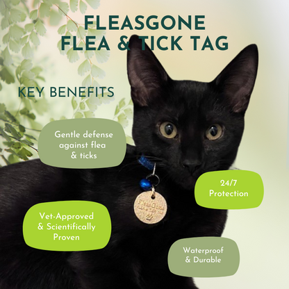 FleasGone Flea & Tick Tag | Natural, Long-Lasting Flea & Tick Prevention