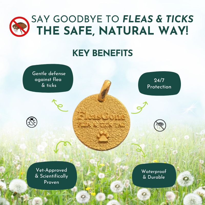 FleasGone Flea & Tick Tag | Natural, Long-Lasting Flea & Tick Prevention