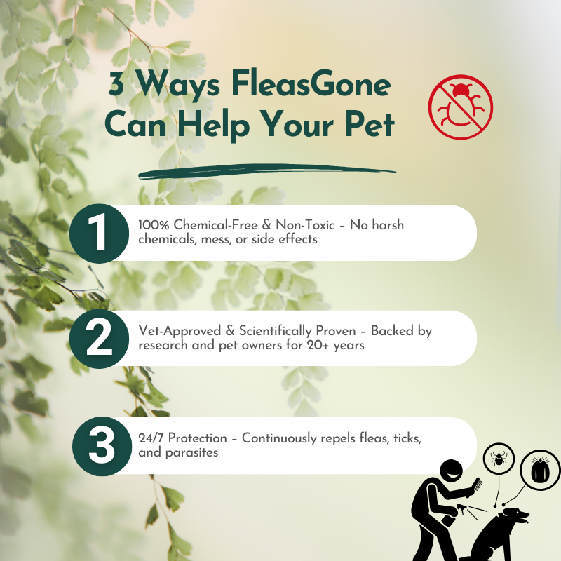 FleasGone Flea & Tick Tag | Natural, Long-Lasting Flea & Tick Prevention