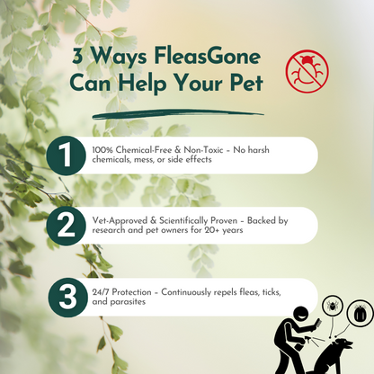 FleasGone Flea & Tick Tag | Natural, Long-Lasting Flea & Tick Prevention