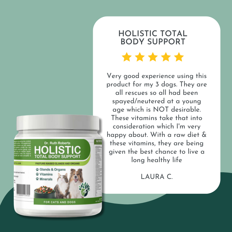 Holistic Total Body Support for Cats and Dogs Glandular Supplements