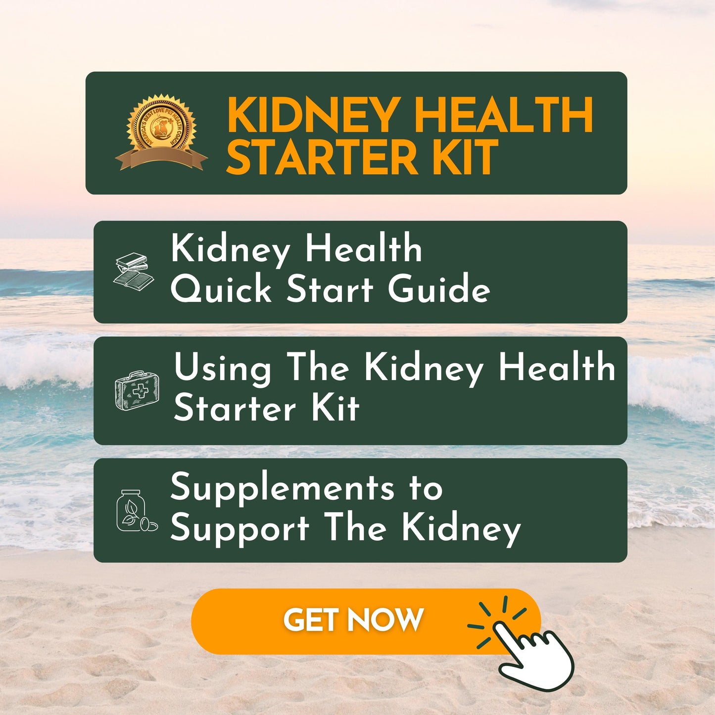 Kidney Health Starter Kit Course For Dogs and Cats
