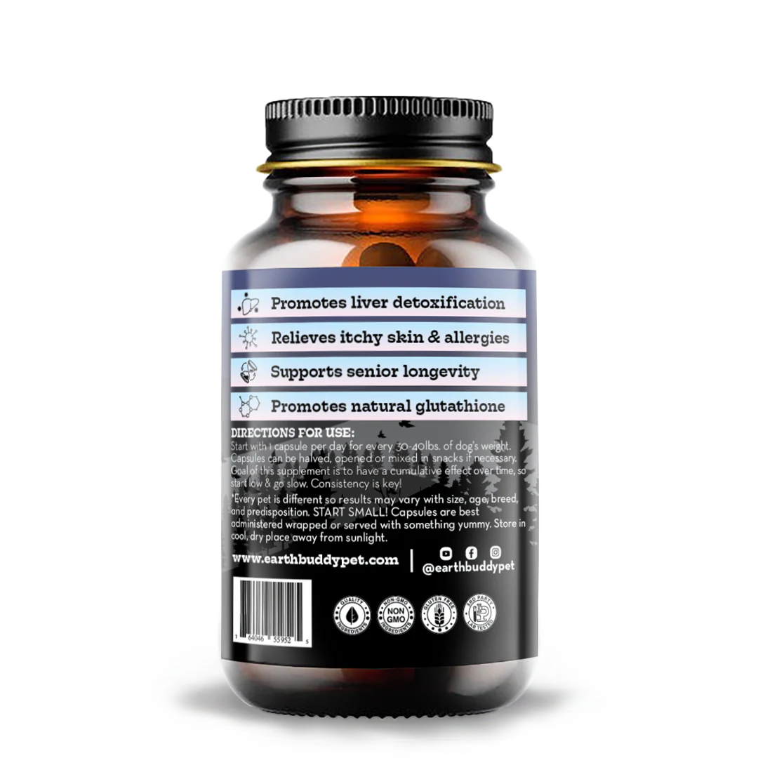 Liposomal Glutathione for Dogs - Liver Detox System