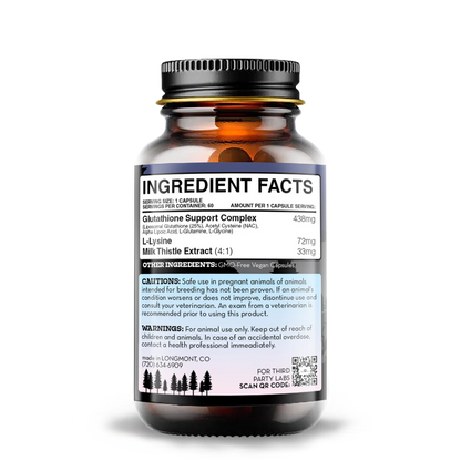 Liposomal Glutathione for Dogs - Liver Detox System