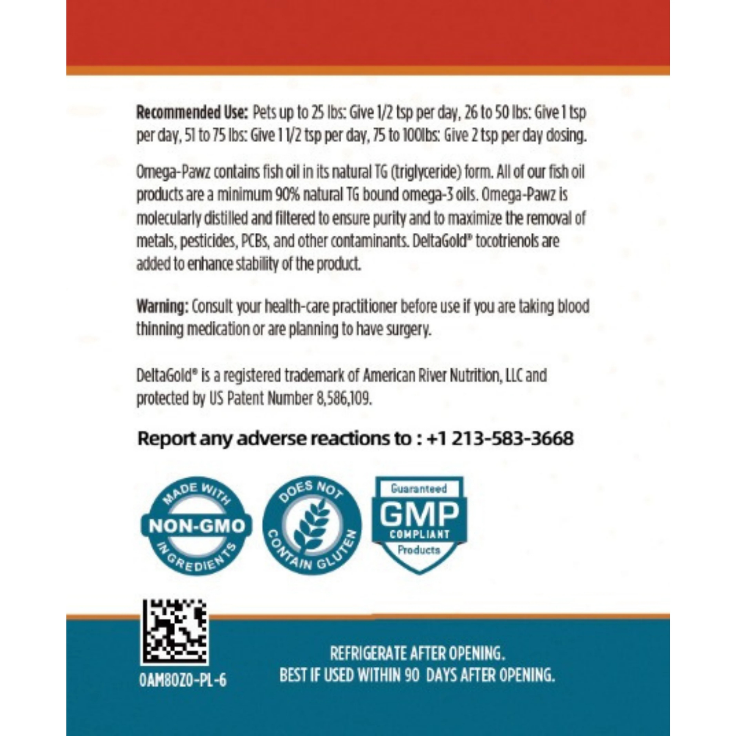 Omega Pawz - Liquid Omega 3 Oil for Dogs and Cats