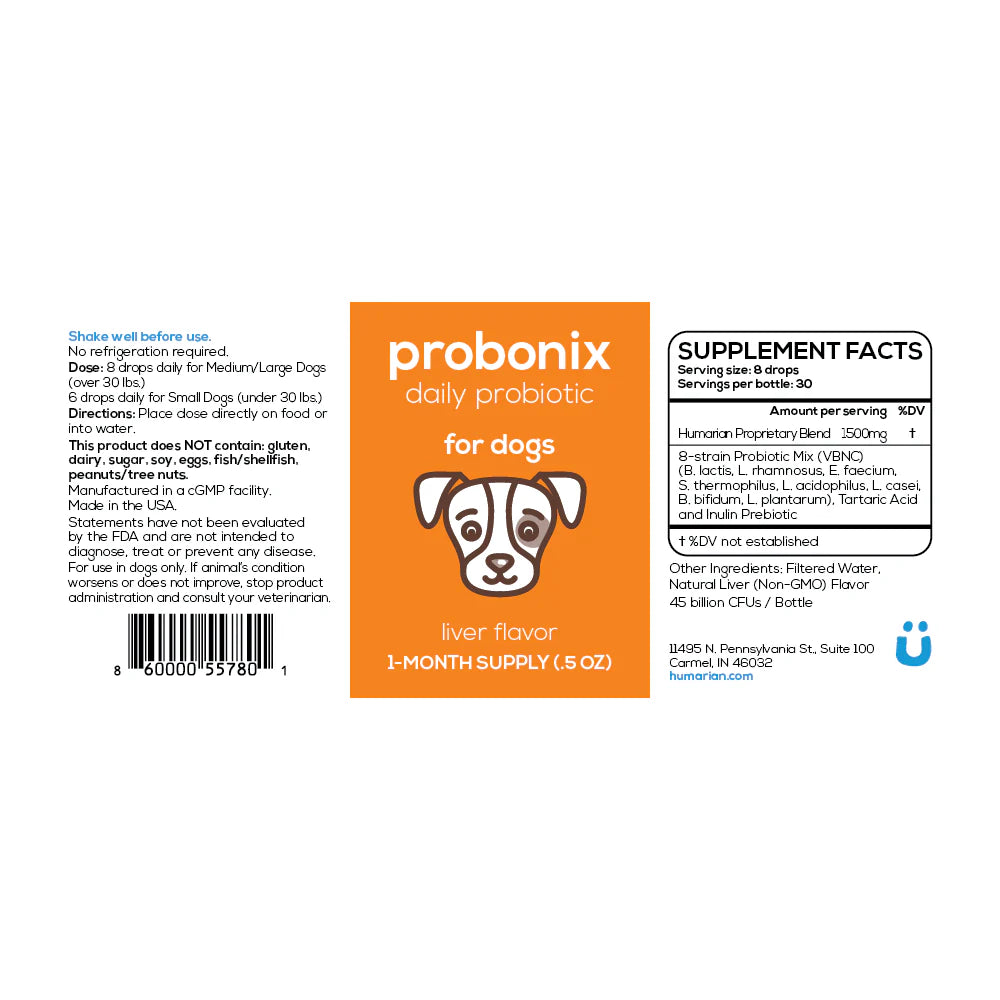 Dog Probonix - Liquid Probiotic for Dogs