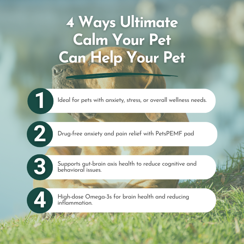 Ultimate Calm Your Pet- Anxiety and Stress Relief for Cats and Dogs