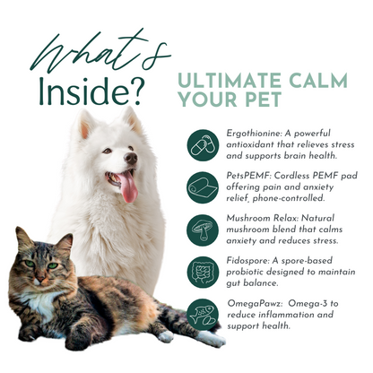 Ultimate Calm Your Pet- Anxiety and Stress Relief for Cats and Dogs