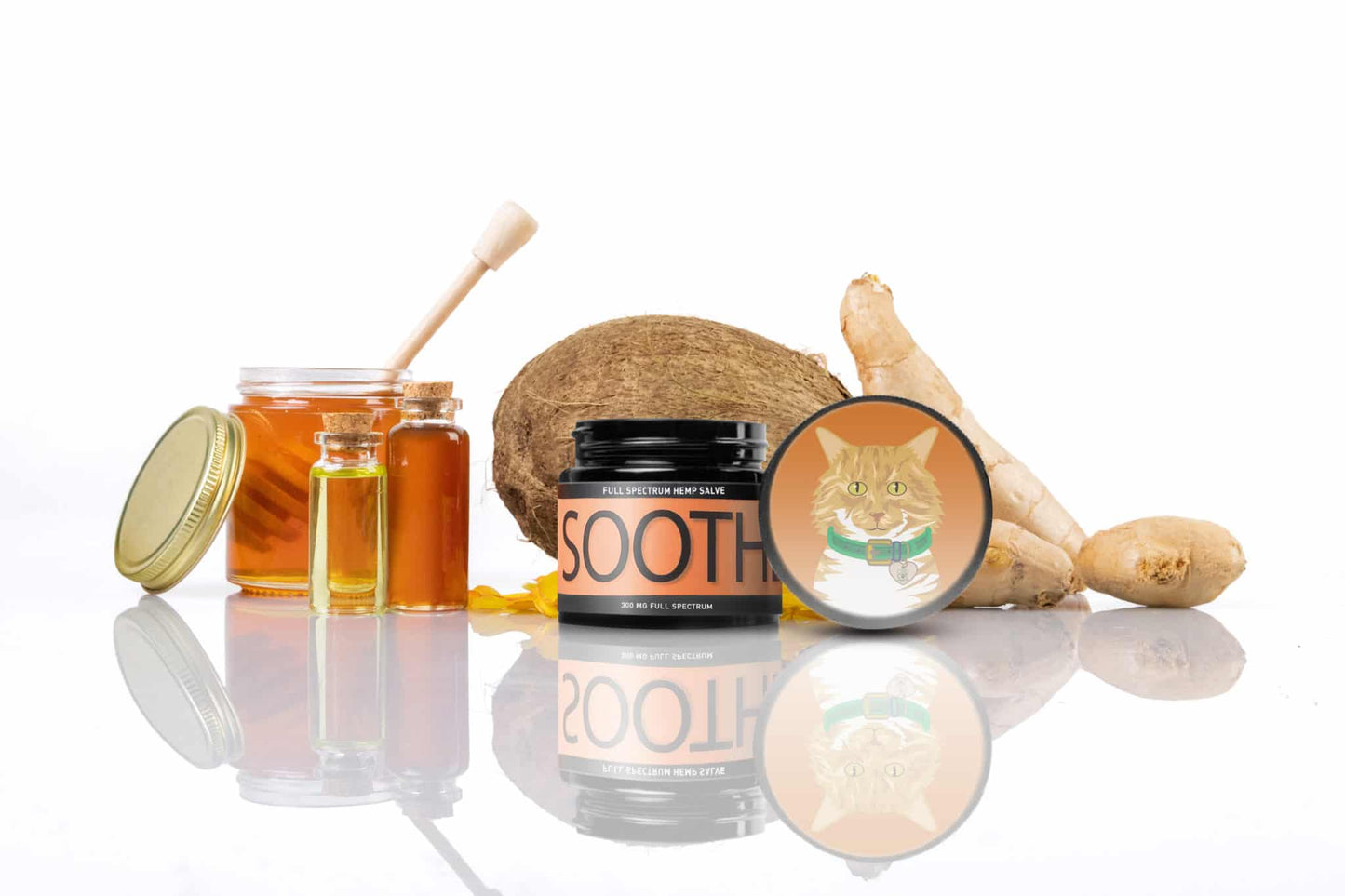 SOOTHE - Full Spectrum Oil Salve for Cats with Allergy, Dermatitis and Itchy Skin