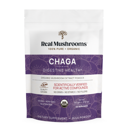 Organic Chaga Mushroom Powder for Pets (60 g) – Antioxidant & Immune Support