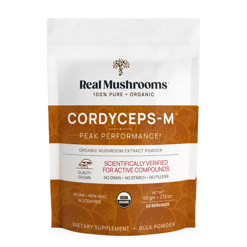 Organic Cordyceps Mushroom Powder for Pets (60 g) – Energy & Respiratory Support