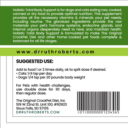 Holistic Total Body Support – Glandular Supplement