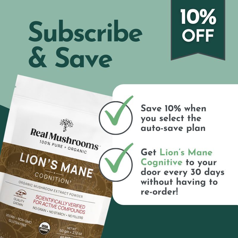 Lion's Mane Mushroom Powder for Pets (60 g)  – Brain Health & Cognitive Support