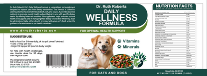 Pet's Daily Wellness Formula - For Pets With Pork/Beef Allergy