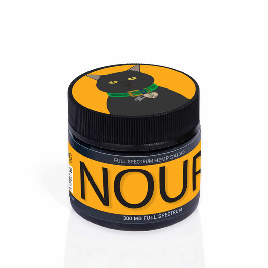 NOURISH - Full Spectrum Oil Salve For Cats with Dry Skin, Paws, Elbows and Nose