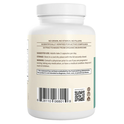 5 Defenders Organic Mushroom Blend Capsules - Immune Support