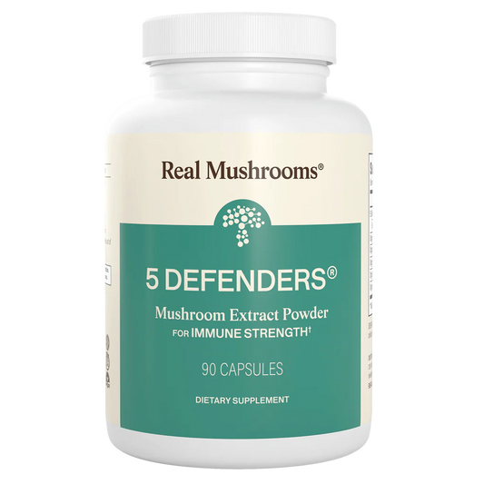5 Defenders Organic Mushroom Blend Capsules - Immune Support