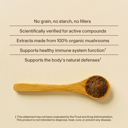 5 Defenders Organic Mushroom Blend Capsules - Immune Support