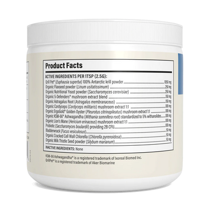 Daily Dawg Immune Powder for Dogs - Organic Mushroom Blend for Health & Longevity