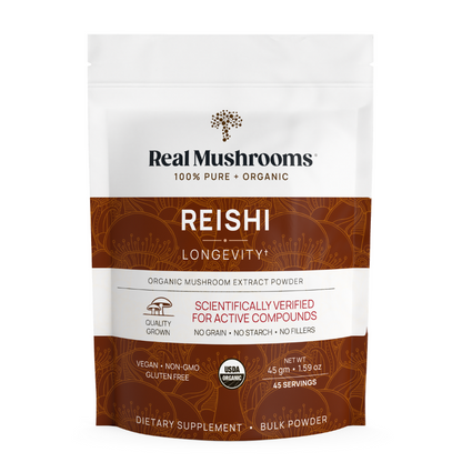 Reishi Mushroom Powder for Dogs & Cats (45 g) – Immune, Sleep, and Anxiety Support