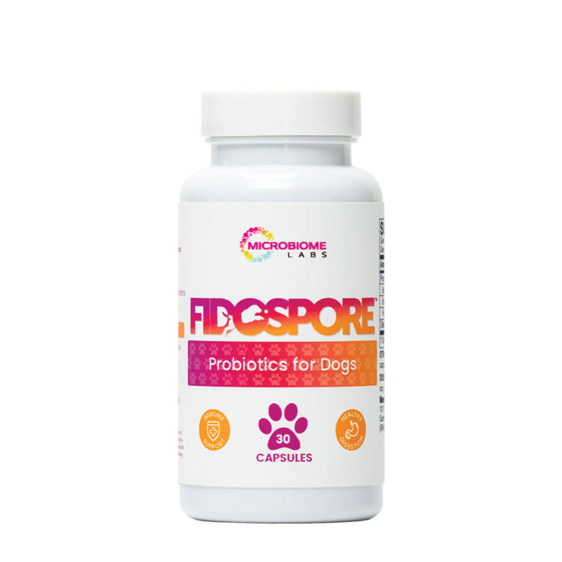 FidoSpore is the first probiotic supplement clinically shown to support digestive health in dogs