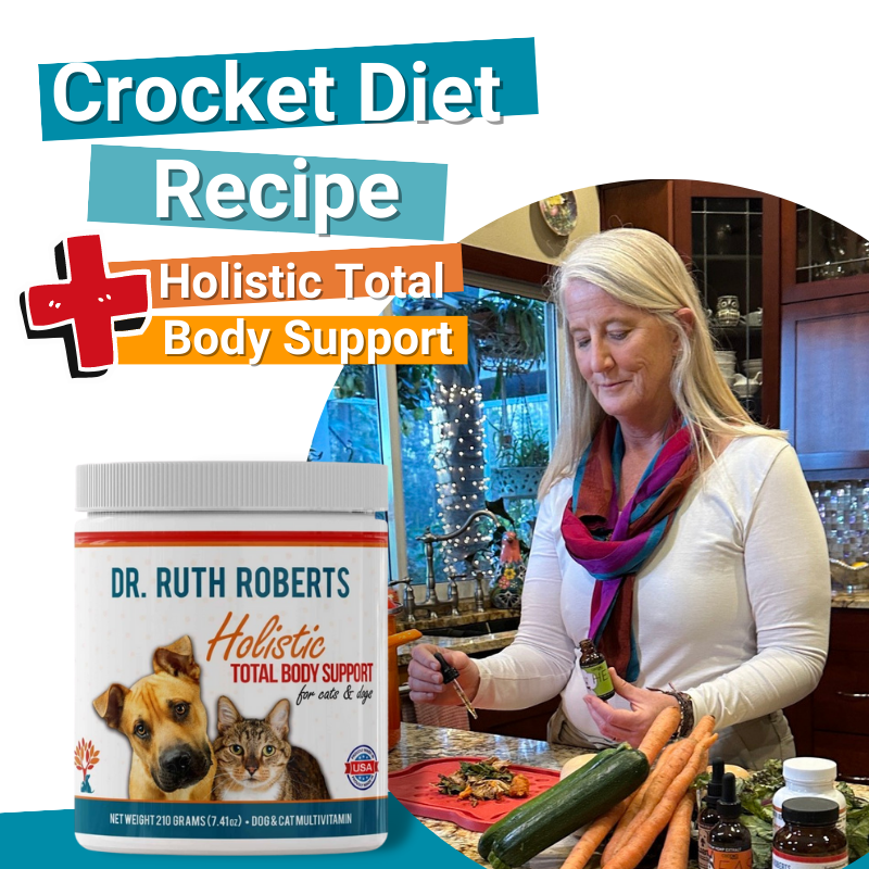 The Original CrockPET Diet for Dogs and Cats + Holistic Total Body Support Combo