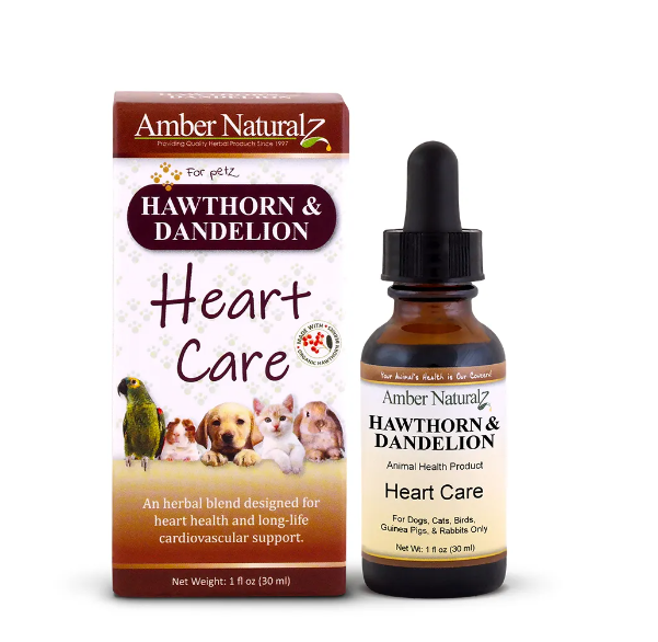 Hawthorn & Dandelion Heart Care Bottle 30 ml - Cardio Supplement for Pet